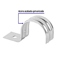 Bolsa con 5 abrazaderas 1-1/2' tipo uña para tubo, Volteck - AU-112 / 46041