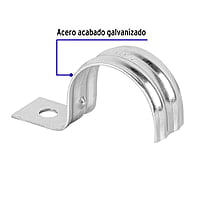 Bolsa con 5 abrazaderas 1-1/4' tipo uña para tubo, Volteck - AU-114 / 46040