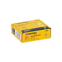 Bisagra cuadrada 3', acero latonado, plana, Hermex Basic - BC-301PP / 28800