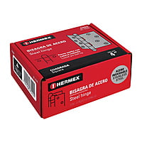 Bisagra cuadrada 4', acero inoxidable, redonda - BC-404R / 43224