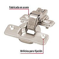 Bolsa con 2 bisagras bidimensionales de brazo corto - BIDI-FF / 43164