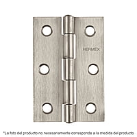 Bisagra rectangular 1', acero inoxidable - BR-104 / 43199