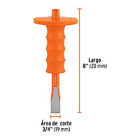 cincel-de-corte-frío-3-4-x-8-con-grip-c-3-4x8g-12278