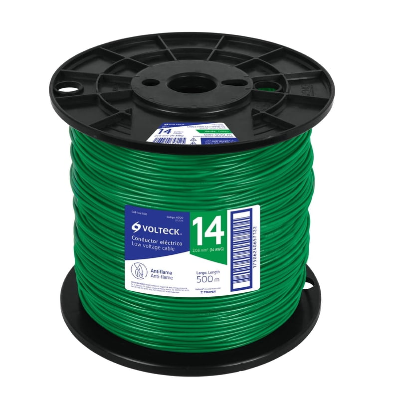 metro-de-cable-thhw-ls-14-awg-verde-en-carrete-de-500-m-cab-14v-500-40120