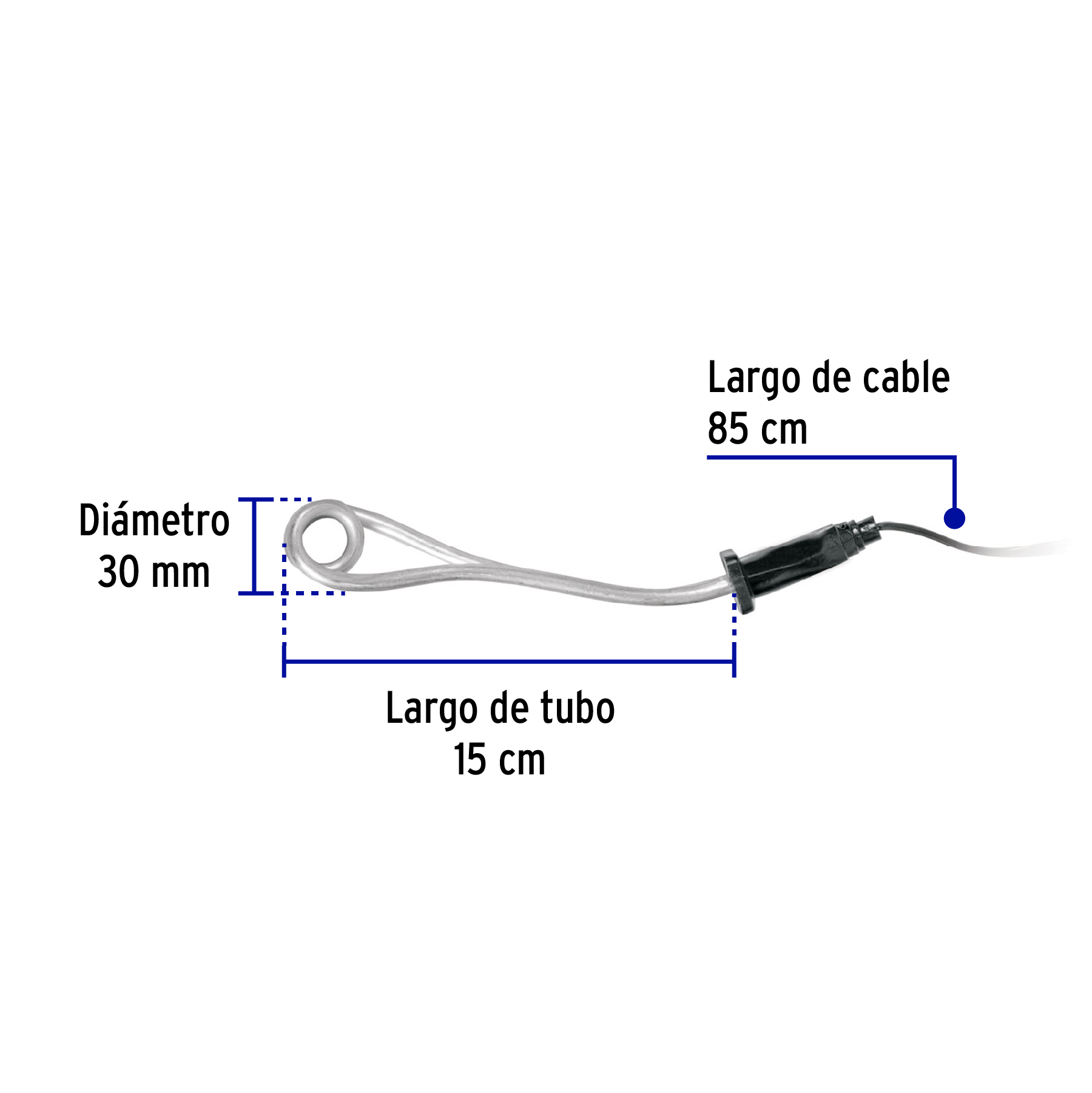 Calentador de inmersión para agua #3, 600W, 12 L Volteck - CAGU-3 / 46305