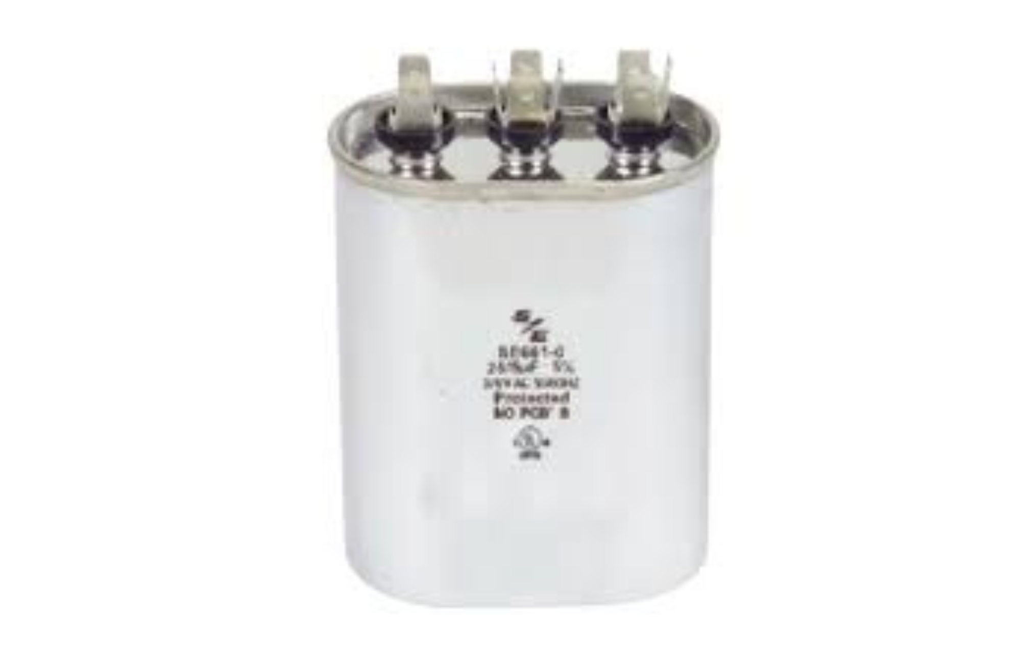 Capacitor Doble 55/7.5 Mf 370Vac Ovalado - Se551-O