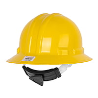 Casco de seguridad, ala ancha, amarillo - CAS-AX / 10566