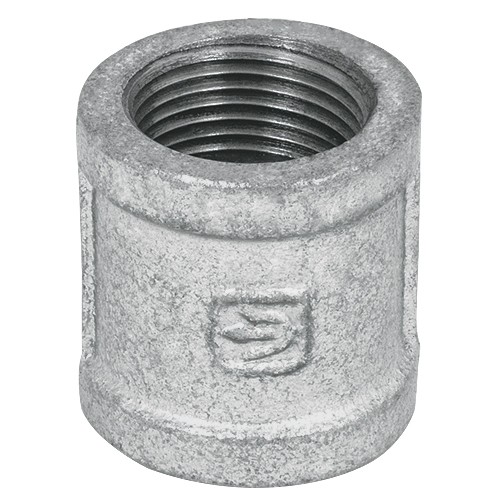 Cople reforzado, acero galvanizado, 1' - CG-203 / 47552