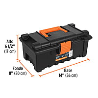 Caja para herramienta de 14' sin compartimentos - CHA-14N / 19854