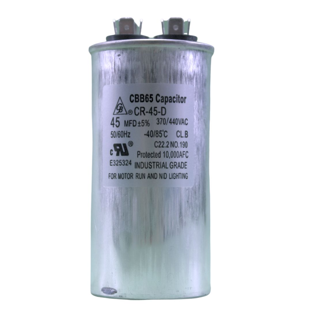 Capacitor De Trabajo 45Mf 370 A 440V - CR-45-D