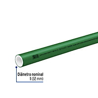 Tubo de 4 m de PPR de 1' hidráulico, Termoflow - CV-003 / 49899