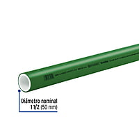 Tubo de 4 m de PPR de 1-1/2' hidráulico, Termoflow - CV-005 / 45445