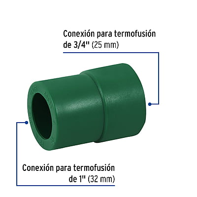 Reducción de PPR, 1'x3/4', 32x25mm - CV-223 / 49824