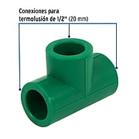 Tee de PPR sencilla , 1/2', 20mm - CV-761 / 49832