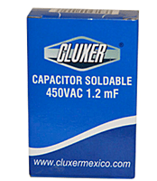 Capacitor  1.2Mf 450 Vac Soldable Para Motor Electrónica / Cluxer - CXCSOL44012