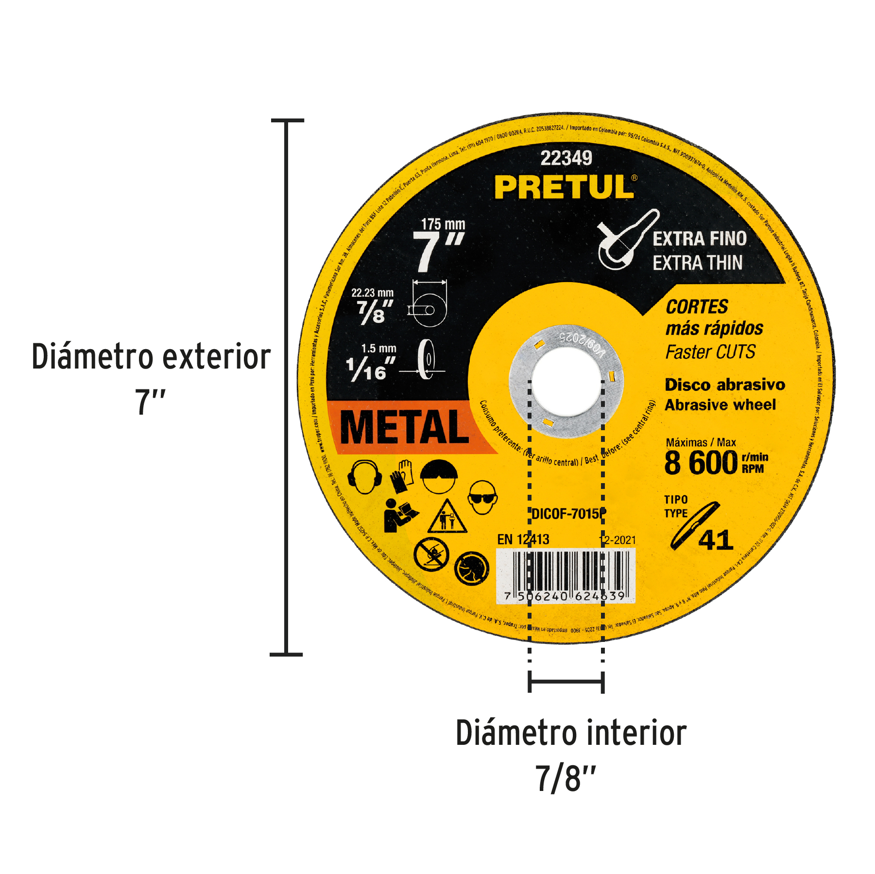 disco-tipo-41-para-corte-fino-de-metal-7-1-5-mm-pretul-dicof-7015p-22349