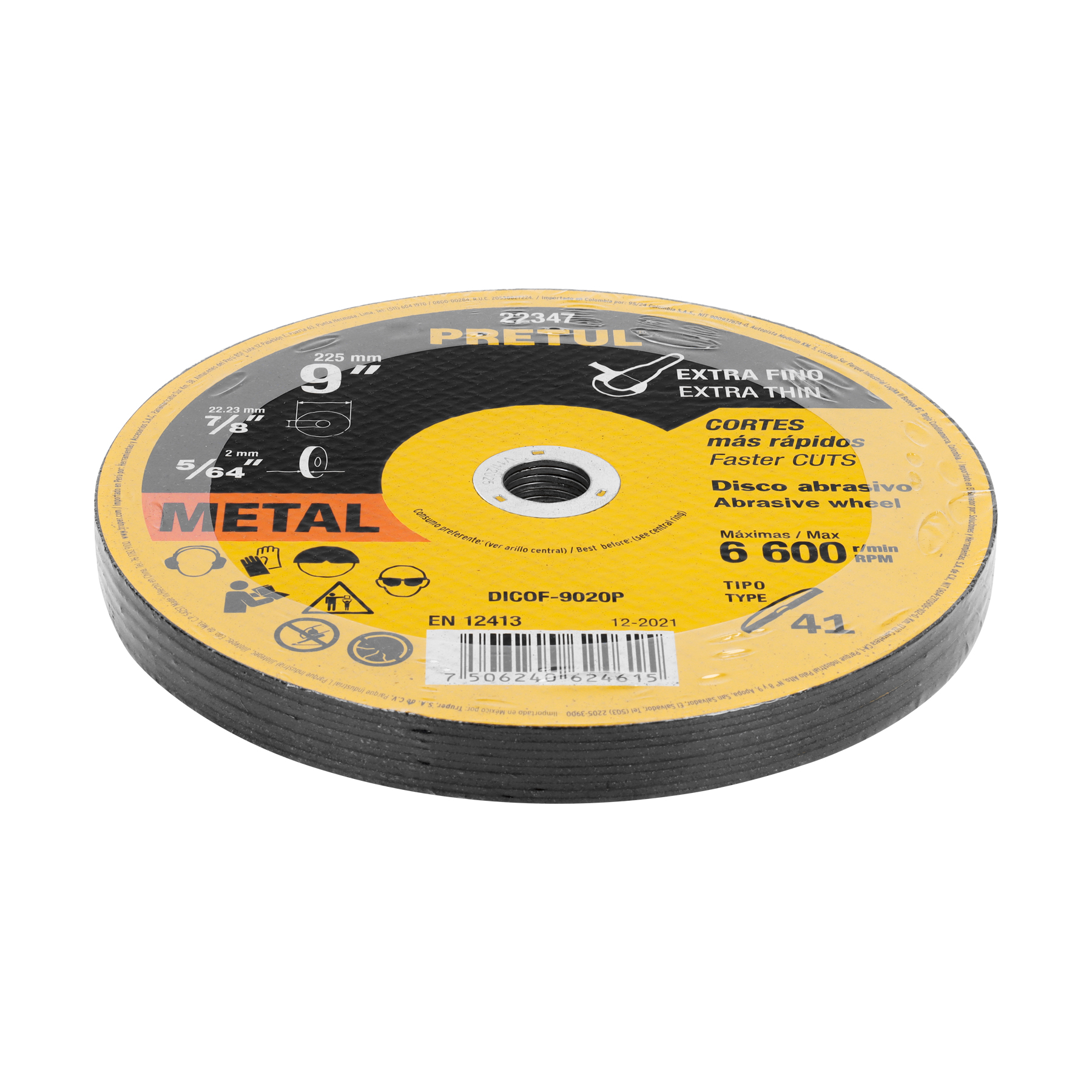 disco-tipo-41-para-corte-fino-de-metal-9-2-mm-pretul-dicof-9020p-22347