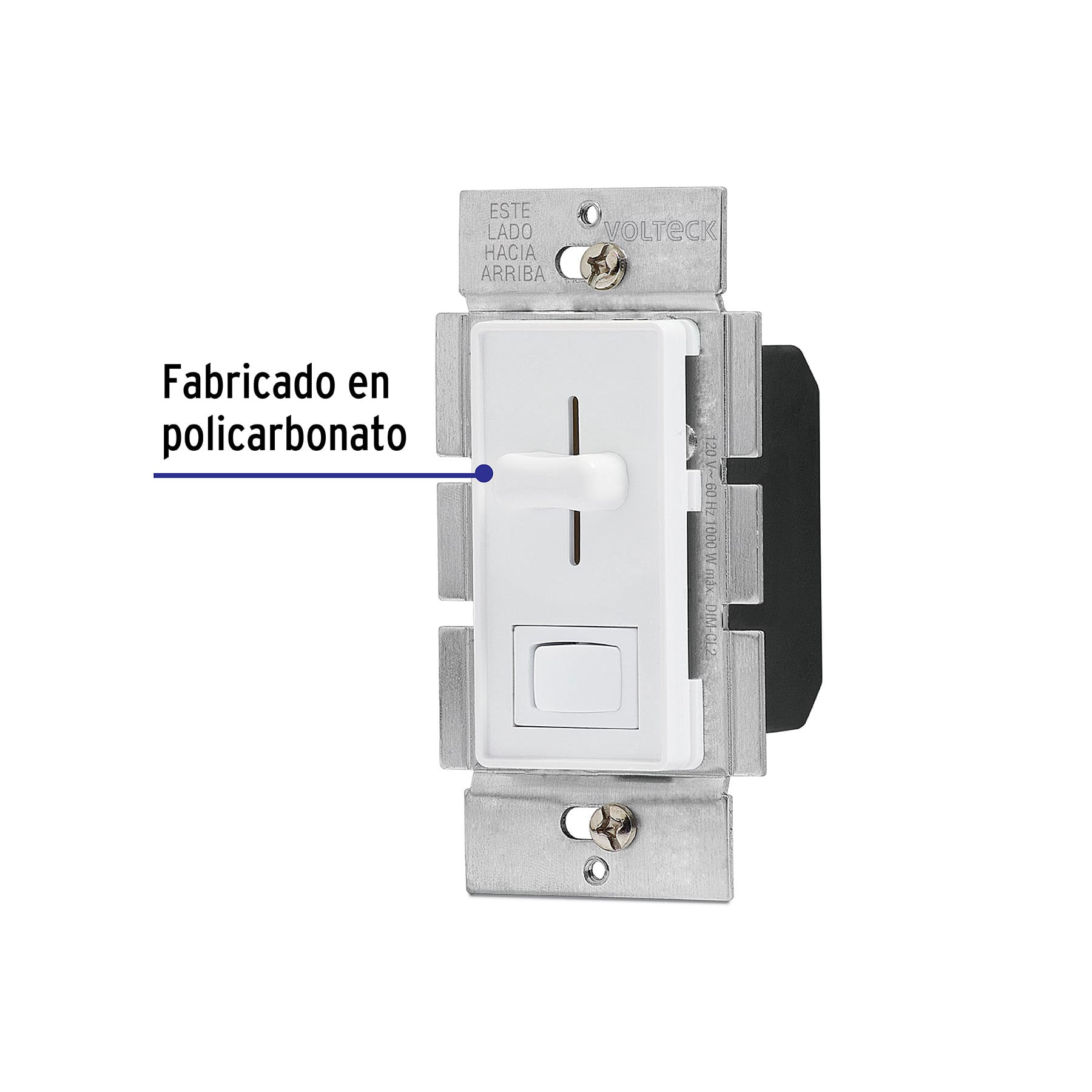 Atenuador de Luz deslizable con interruptor, línea Classic - DIM-CL2 / 46301