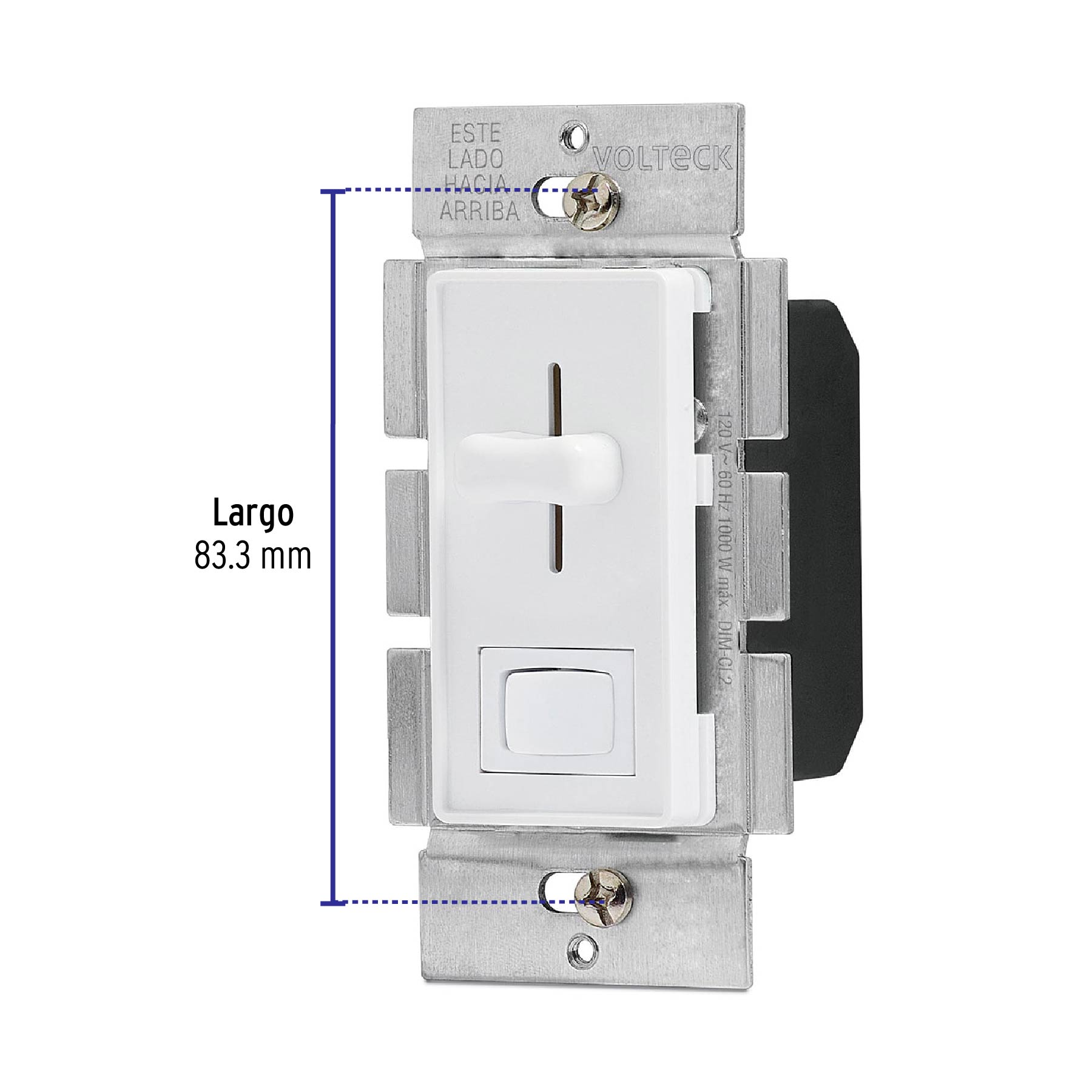 Atenuador de Luz deslizable con interruptor, línea Classic - DIM-CL2 / 46301