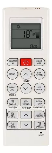 Control Remoto Minisplit LG Modelo VP242HR.NKM0 - AKB75215403