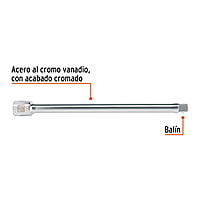 Extensión de 16' para matraca, para dados cuadro 3/4' - E-5663 / 13906