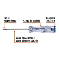 Desarmador de golpe, 1/4X4', de cruz - GO-1/4X4C / 14146