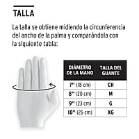 Guantes de nylon recubiertos de nitrilo, medianos - GU-122 / 13294