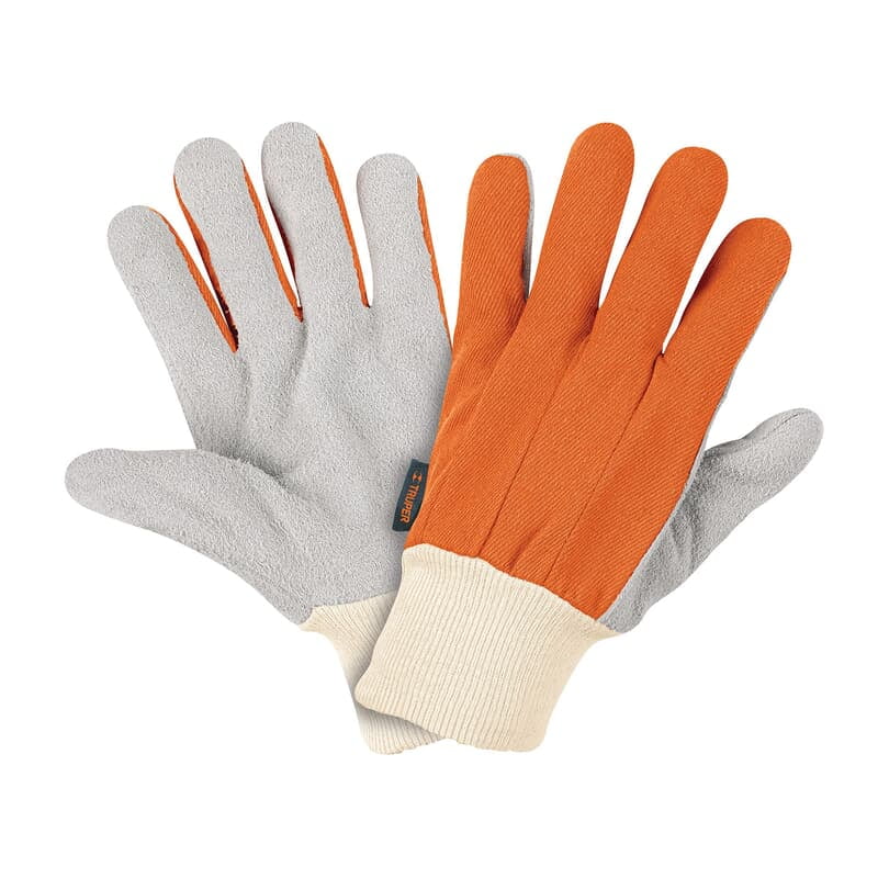 Guantes carnaza y loneta, uso ligero - GU-265 / 14244