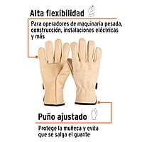 Guantes de piel de res tipo operador - GU-273 / 17053