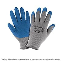 Guantes de poliéster recubiertos de latex, grandes - GU-413 / 15267