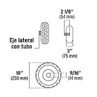 Hidrolavadora con motor a gasolina, 2,800 PSI - LAGAS-2800 / 12908