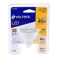 Lámpara de LED, MR16, GU5.3, 6 W, luz cálida - LED-166EC / 46179