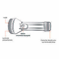 Linterna recargable de LED, 200 lúmenes - LILE-11T / 19847