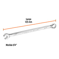 Llave combinada, extralarga, 1/4' x 125 mm - LL-2008 / 15590