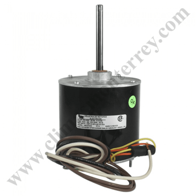 Motor Condensador Cerrado 1/2 HP 1075 RPM 1Velocidad Flecha 1/2 208-220 Volts 3.3-3.8 Ampers Reversible Capacitor 10 Mf 370VAC Baleros McMillan