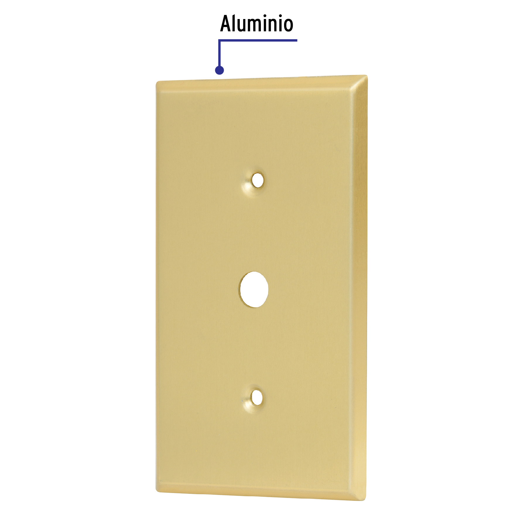 Placa para atenuador, de aluminio, línea Standard - PADI-S / 48174