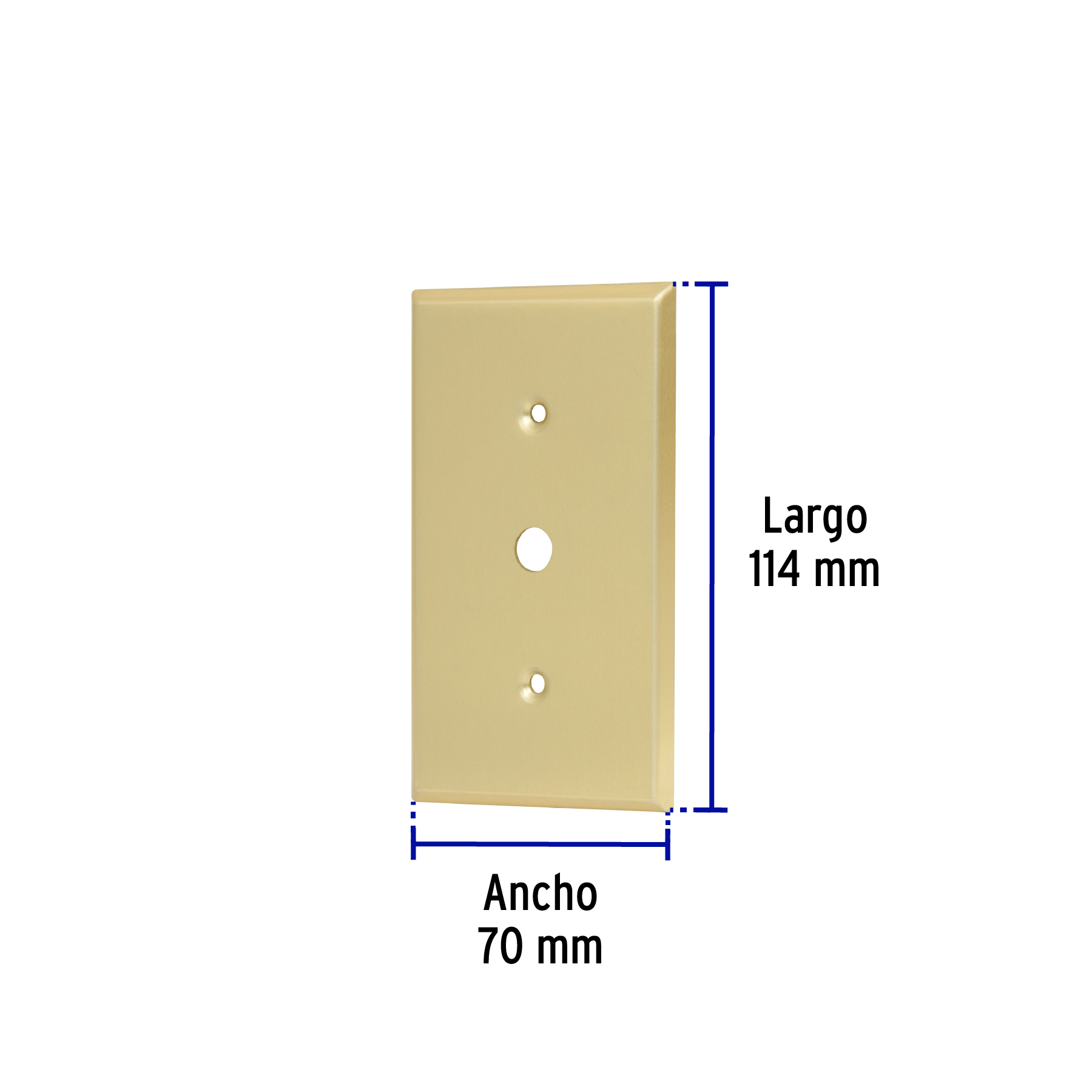 Placa para atenuador, de aluminio, línea Standard - PADI-S / 48174