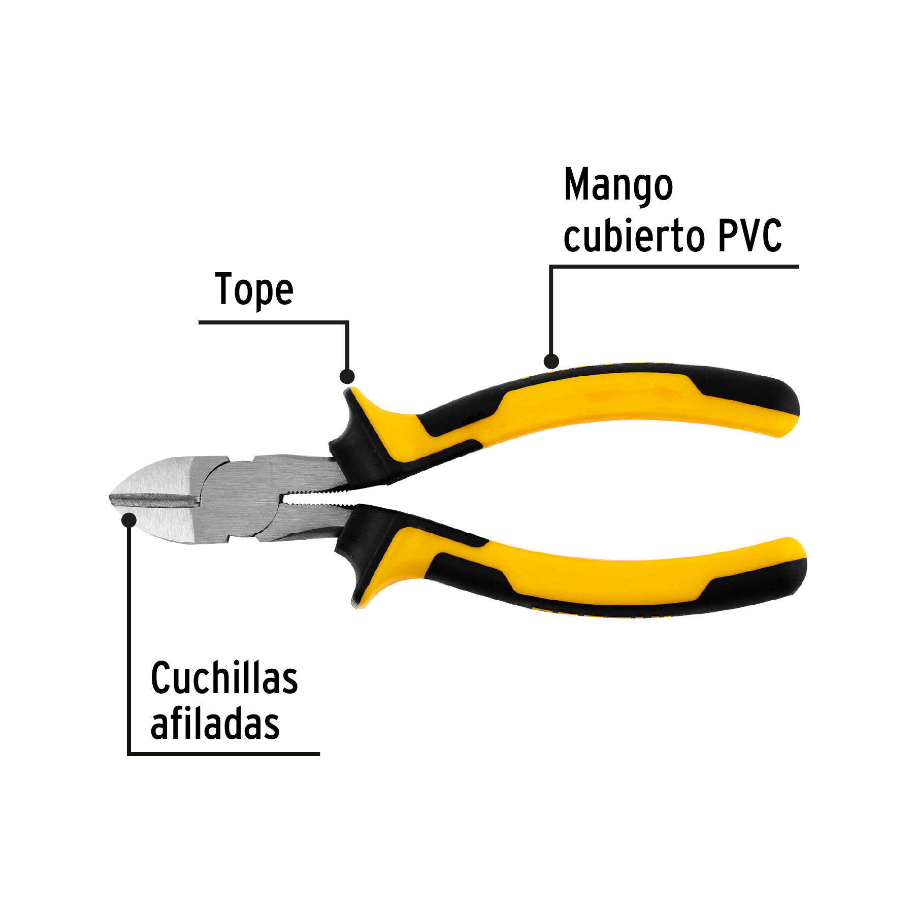 pinza-corte-diagonal-6-mango-comfort-grip-pretul-pcd-6px-22675