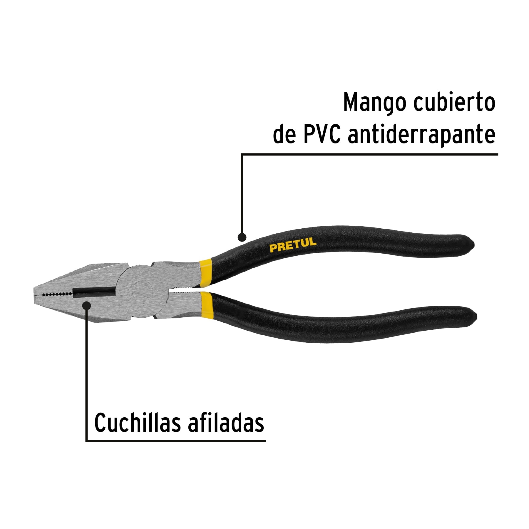 pinza-de-electricista-8-pretul-pel-8p-22609