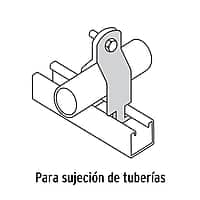 Abrazadera para unicanal 1/2 ', Volteck 47488