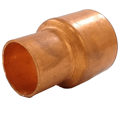 Reduccion Campana Cobre Int 1/4 x 1/8 Ext 3/8 x 1/4 Cluxer - CXC-165-0007