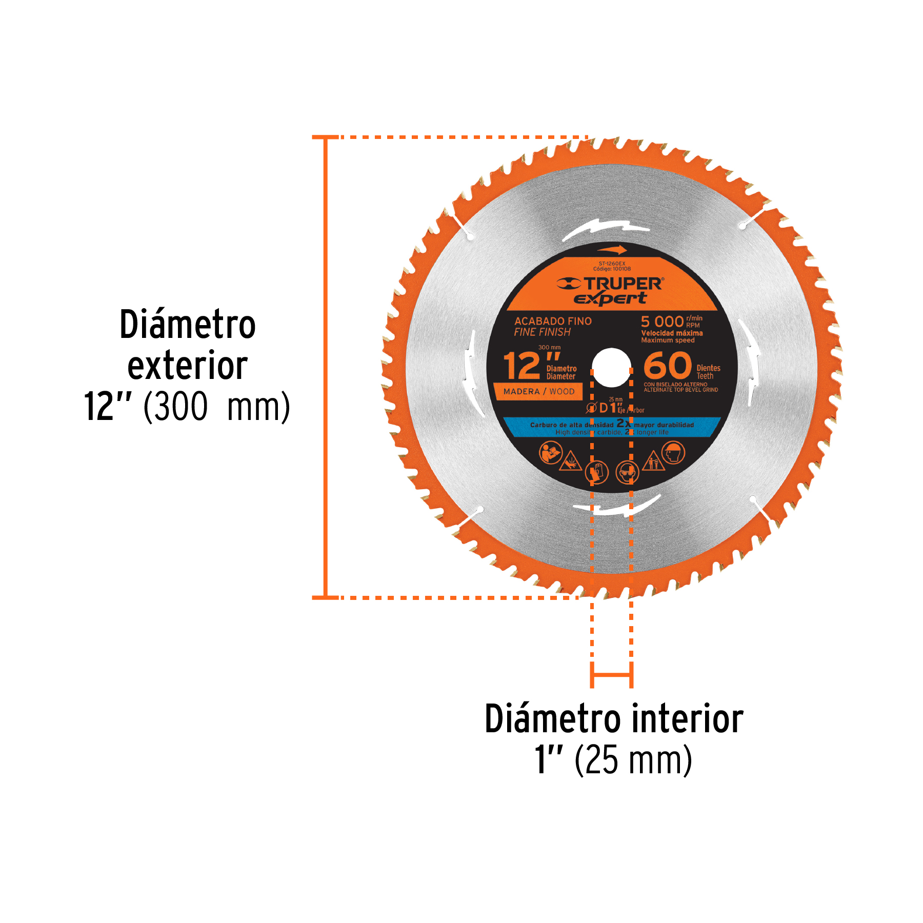 disco-sierra p-madera-12-60d-centro-1-expert-st-1260ex-100108