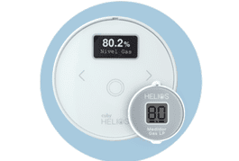 Medidor de Gas LP con Alarma HELIOS