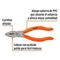 Pinza para electricista 6', mango de PVC - T200-6 / 17306