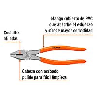 Pinza para electricista 8', mango de PVC - T200-8 / 17308