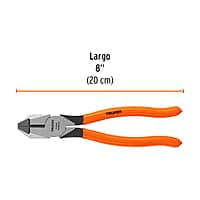 Pinza profesional para electricista 8', mango de PVC - T201-8 / 17304