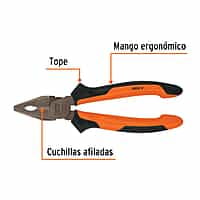 Pinza de electricista 8', mango comfort grip - T201-8X / 17330