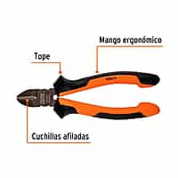 Pinza corte diagonal 6', mango comfort grip - T202-6X / 17331