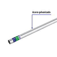 Tubo Conduit 3/4' galvanizado 3 m pared delgada, et. verde 47772