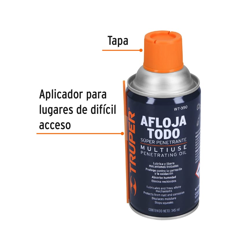 Aceite multiusos en aerosol, 345ml (12oz) - WT-350 / 13470